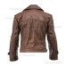 WW1 German Motorcycle despatch rider leather wrap jacket - BROWN