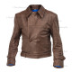 WW1 German Motorcycle despatch rider leather wrap jacket - BROWN