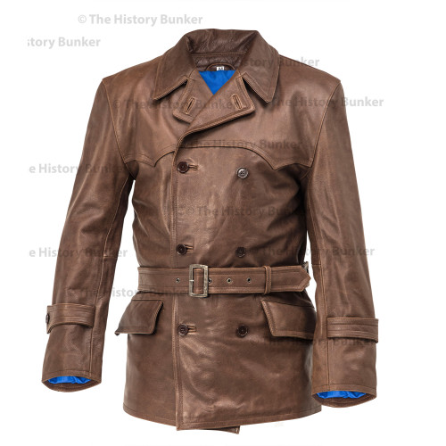 WW1 Imperial German Fighter Pilots leather jacket - brown