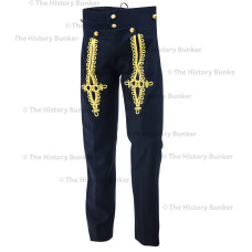 British Napoleonic Hussar Pantaloons - black