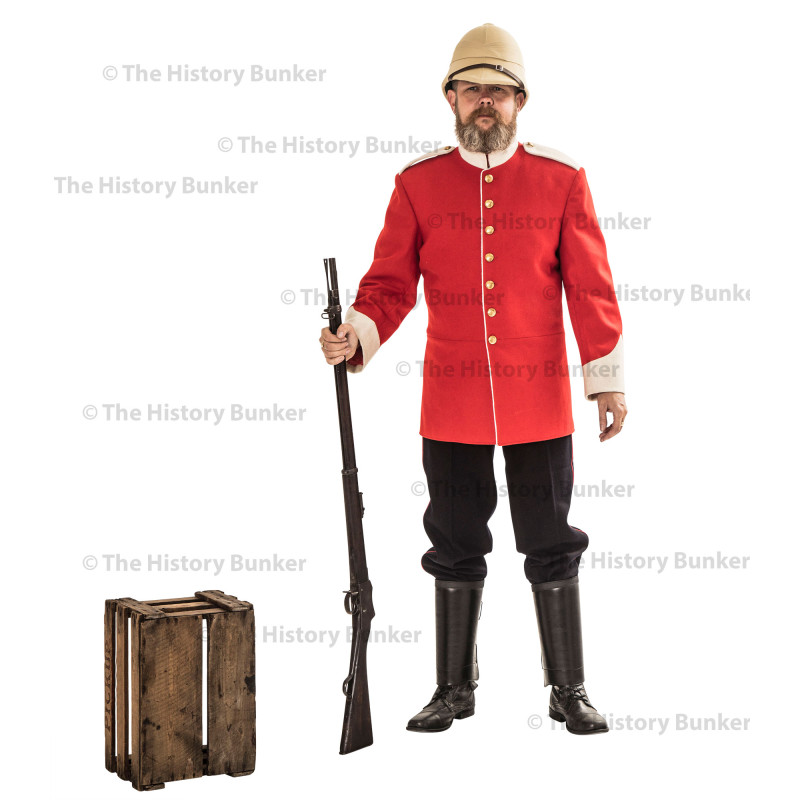 Victorian 17th infantry of foot tunic