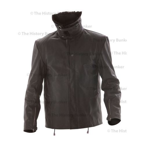 WW2 German Luftwaffe Defence of the Reich  Jet Pilots leather jacket BLACK