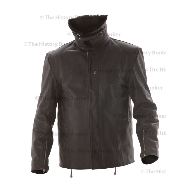WW2 German Luftwaffe Defence of the Reich  Jet Pilots leather jacket BLACK