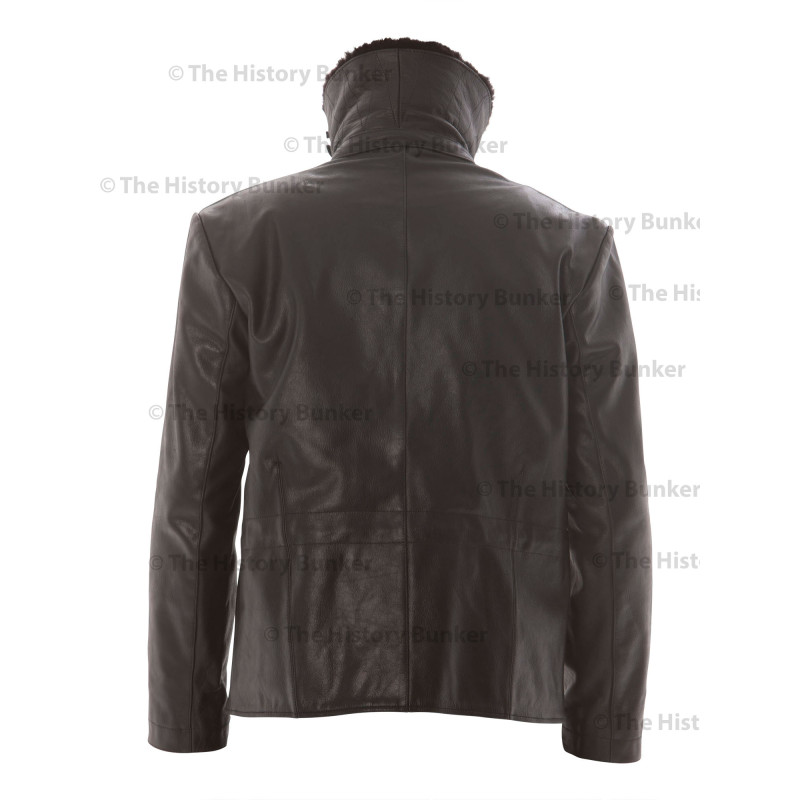 WW2 German Luftwaffe Defence of the Reich  Jet Pilots leather jacket BLACK