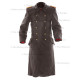 German SENIOR Officers Horsehide Great Coat BROWN - WW2 German Leather Coat