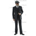 Edwardian mens suit jacket - GREY