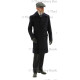 Edwardian Civilian  double breasted overcoat - BLUE