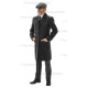 Edwardian Mens  single breasted overcoat - GREY
