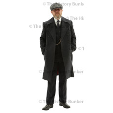 Edwardian Mans double breasted overcoat - GREY