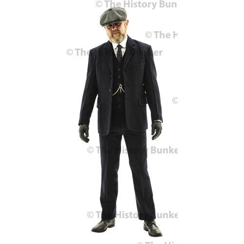 Edwardian Mens suit jacket - BLUE