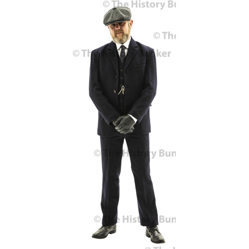 Edwardian Mens suit jacket - BLUE