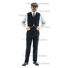 Edwardian Mens waistcoat - GREY