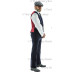 Edwardian Mens waistcoat - GREY