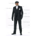 Edwardian Mens Suit - pin stripe