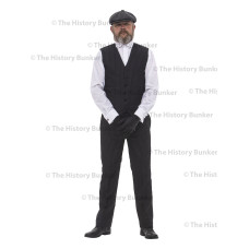 Edwardian Mens waistcoat - PIN STRIPE