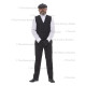  Edwardian Mens Suit - pin stripe
