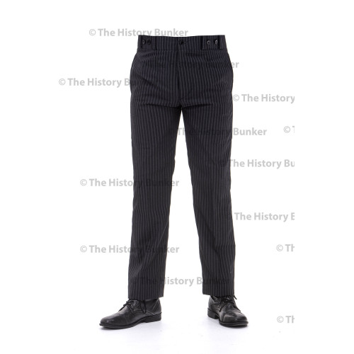  Edwardian mens trousers - pin stripe