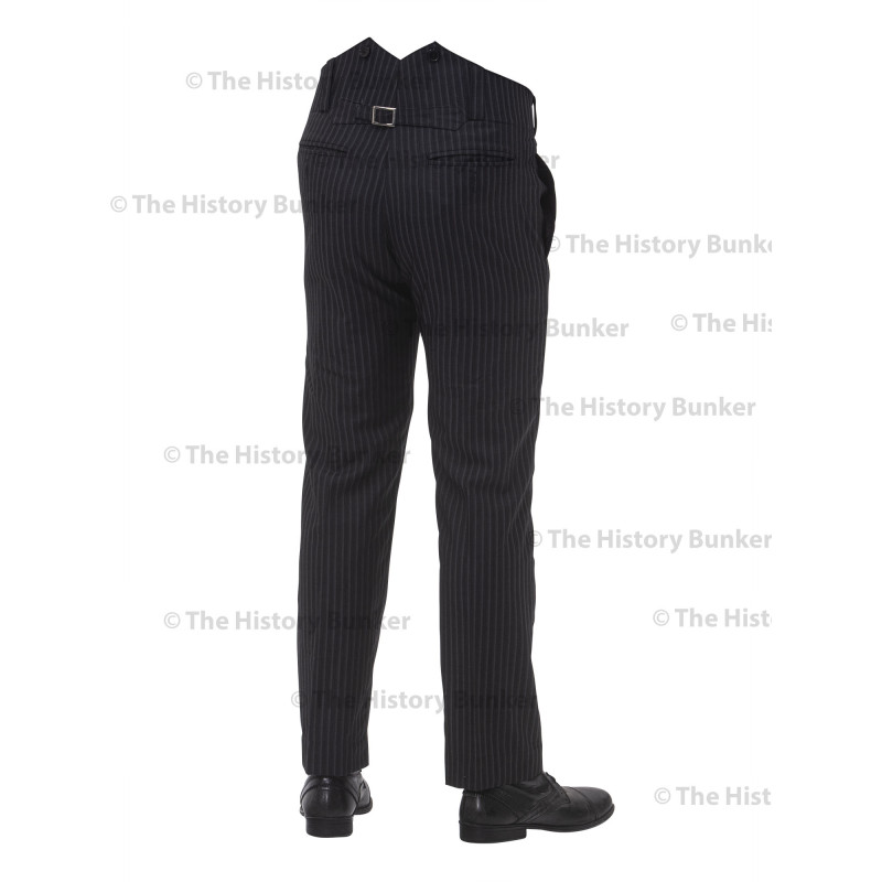  Edwardian Mens Suit - pin stripe