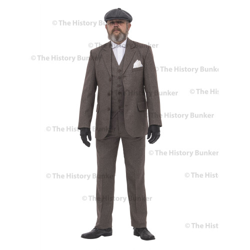 Edwardian Mens suit jacket - BROWN