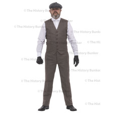 Edwardian Mens waistcoat - BROWN