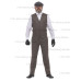  Edwardian Mens Suit - BROWN - peaky blinders suit