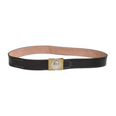 WW1 German leather belt (black) with Imperial German buckle