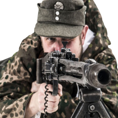 WW2 German SS pea dot winter parka coat