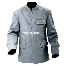 U-boat crew leather jacket - Kriegsmarine leather jacket - grey