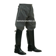 German Officer Tricot Breeches - White Piped Waffenrock