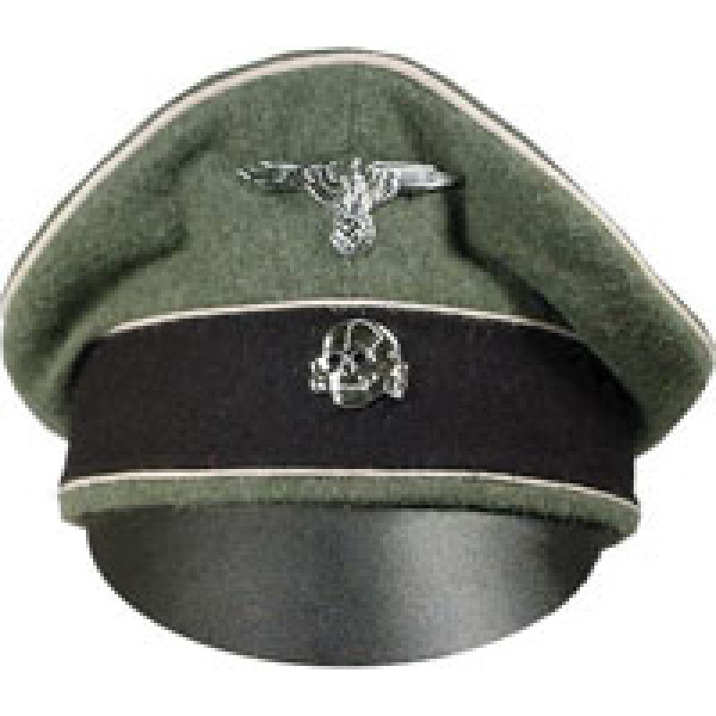 Waffen SS Field Grey Crusher cap