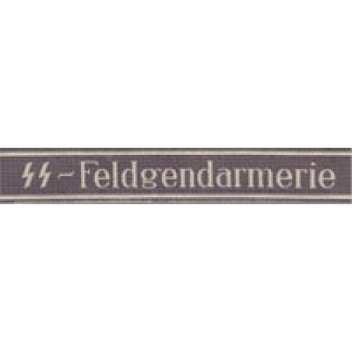 SS Feldgendarmerie Cuff title