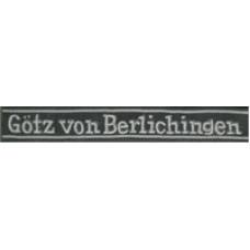 Gotz Von Berlichingen Division Enlisted Man Cuff Title