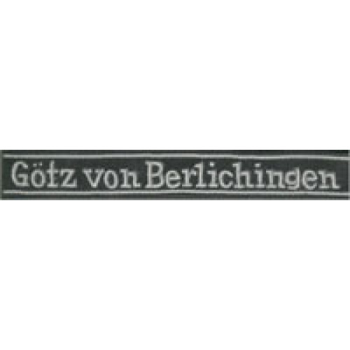 Gotz Von Berlichingen Division Enlisted Man Cuff Title