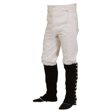 Napoleonic uniforms - British and French Front fall cotton duck trousers - Napoleonic uniforms