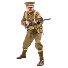 WW1 British Army Soldiers Uniform 1914 with webbing - world war one army uniforms