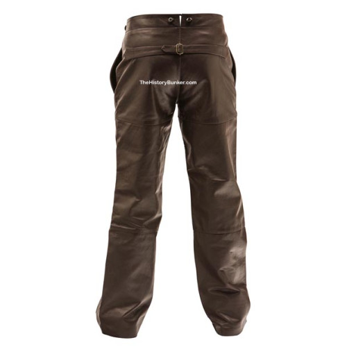 WW2 German U boat Kriegsmarine BROWN leather trousers