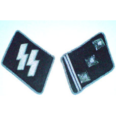 SS Obersturmfuhrer (1st Lieutenant) Collar Tabs