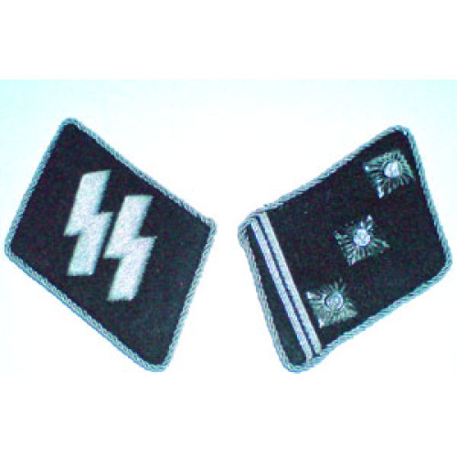 SS Obersturmfuhrer (1st Lieutenant) Collar Tabs