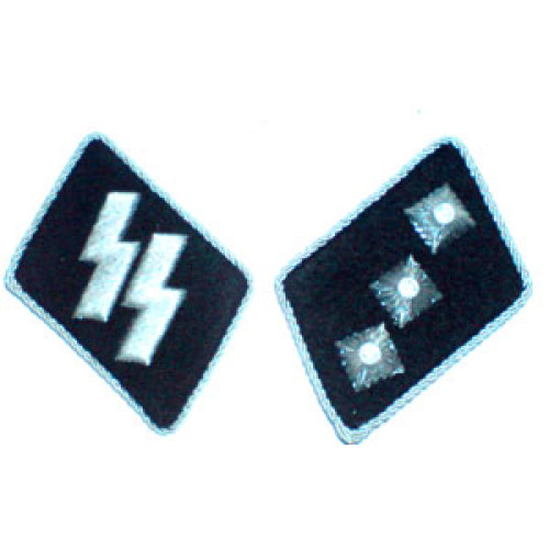 SS Untersturmfuhrer (2nd Lieutenant) Collar Tabs