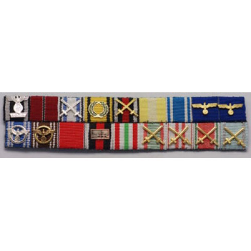 Sepp Dietrich ribbon medal bars