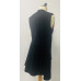 18th century Gentlemans long waist coat vest - black velvet