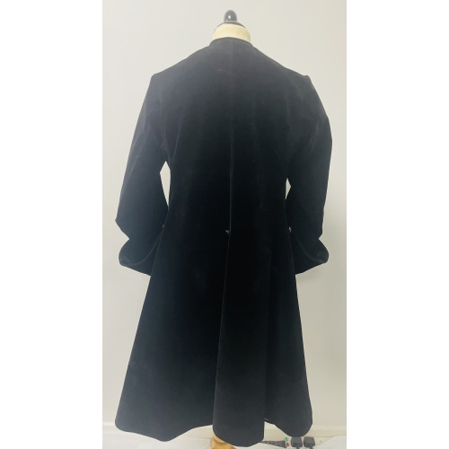 18th century Gentlemans frock coat - black velvet