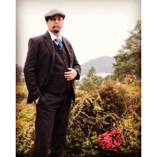  Edwardian Mens Suit - blue