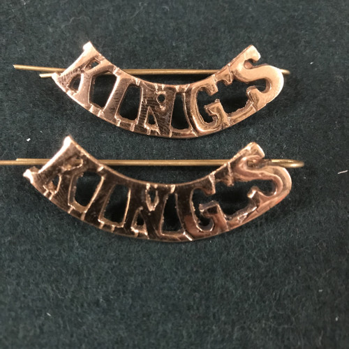 Liverpool Kings shoulder titles WW1 