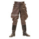 WW2 German style BROWN M32 leather breeches