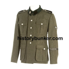German M36 Feldbluse Field Tunic with SS Insignia