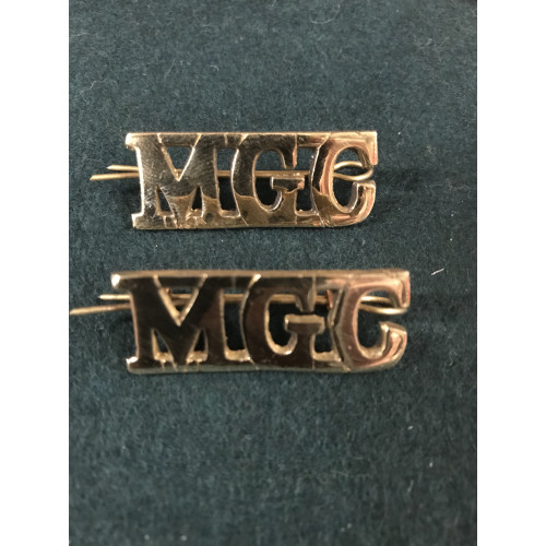 Machine Gun Corps shoulder titles WW1 