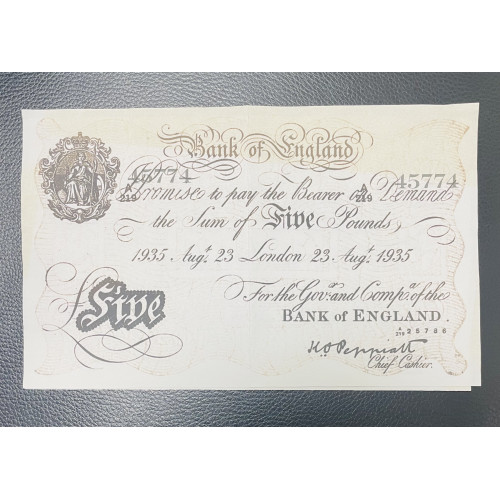 MILITARY PROP HIRE - 1939 - 45  WW2 money  £5  notes