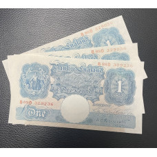 MILITARY PROP HIRE - 1939 - 45  WW2 money 5 shilling notes