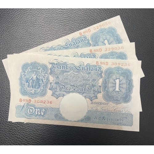 MILITARY PROP HIRE - 1939 - 45  WW2 money 5 shilling notes